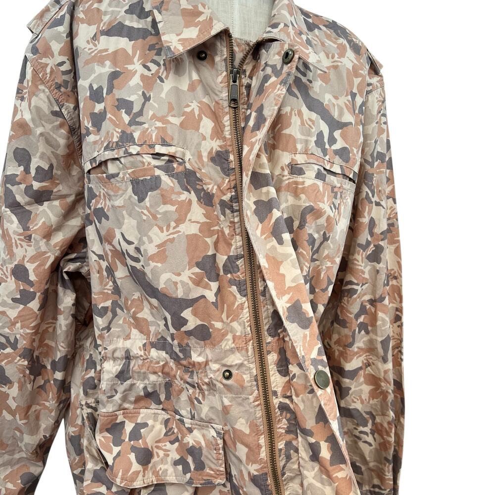 The Upside Henley Rover Utility Jacket Organic Cotton Printed Camo Size‎ L US 10 - Picture 6 of 16